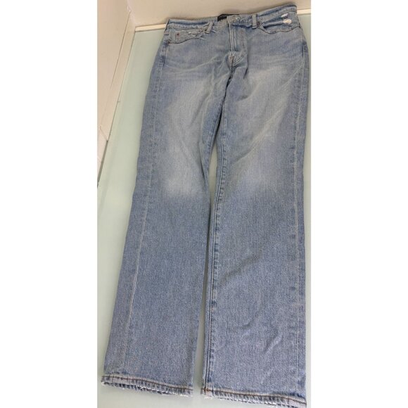 Abercrombie & Fitch Jeans Mens 34X34 Vintage Stretch Straight Leg Light Wash - Picture 1 of 12